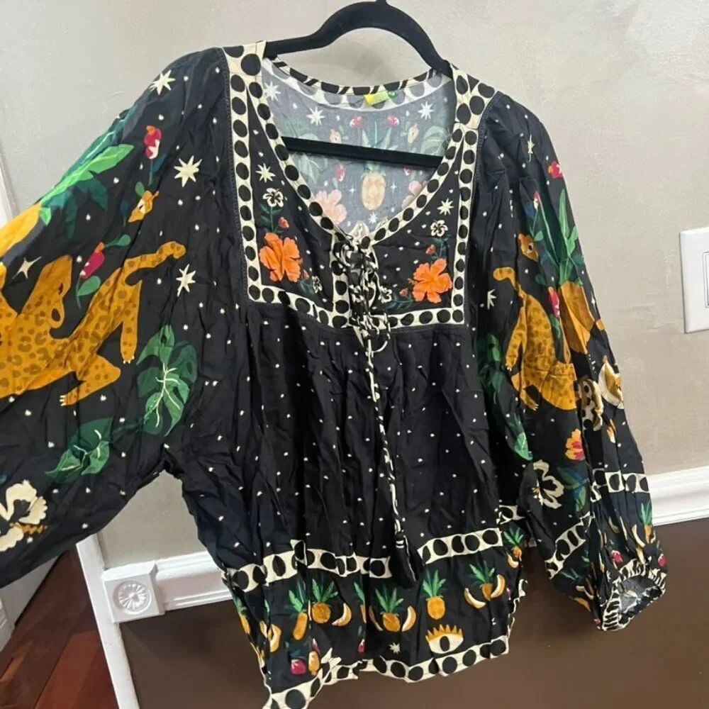 Farm Rio Brazil Blouse - Picture 8 of 9